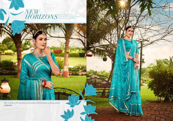 5D Designer Sneha Fancy Ethnic Wear Wholesale Chiffon Sarees Catalog